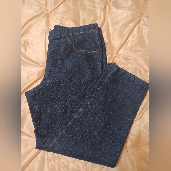 Dark Blue Denim Jeans (Pull On)Size XL - Picture 2 of 11